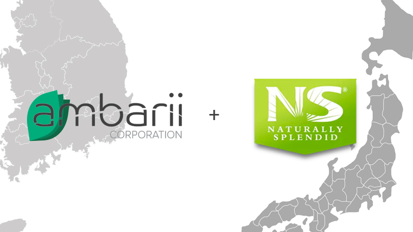 NEUTRISCI’S AMBARII CORPORATION ANNOUNCES LOI WITH NATURALLY SPLENDID TO DISTRIBUTE CBD MELTS IN JAPAN AND SOUTH KOREA